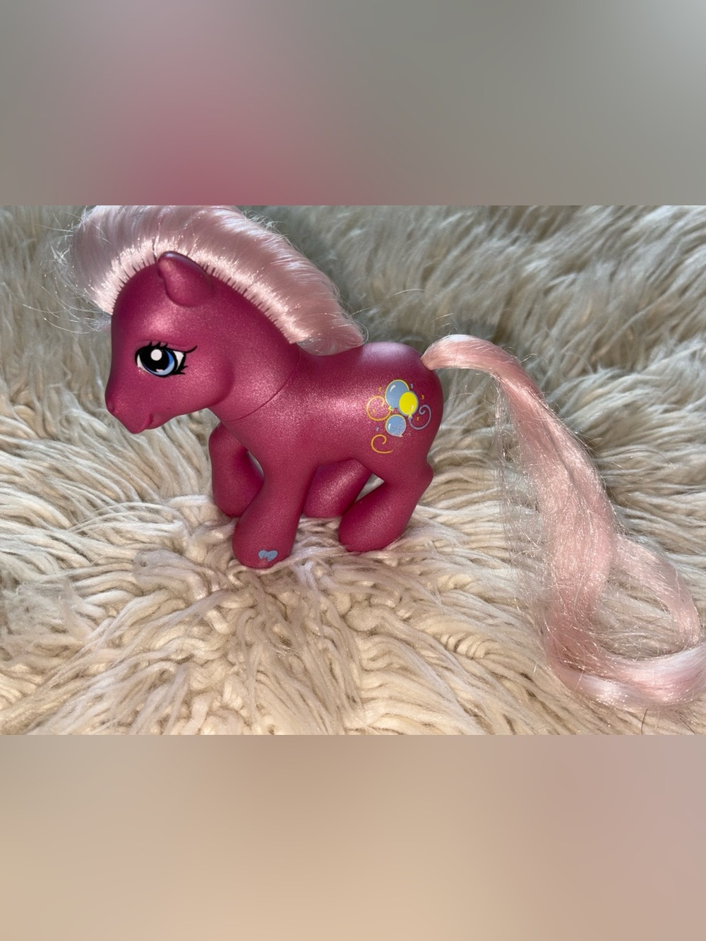 My Little Pony Pinky Pie G3 2005 MLP Horse Toy Collectible Pink Balloons